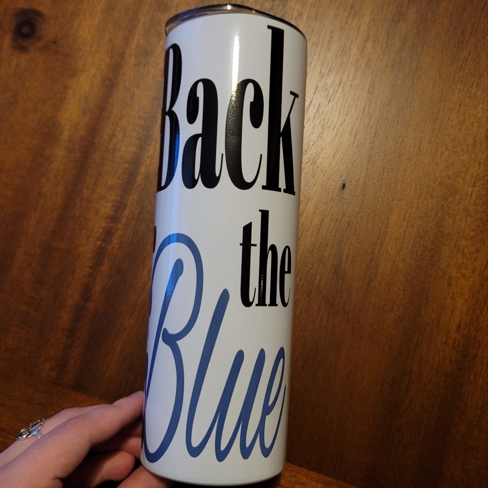 20 oz Tumbler- Back the Blue